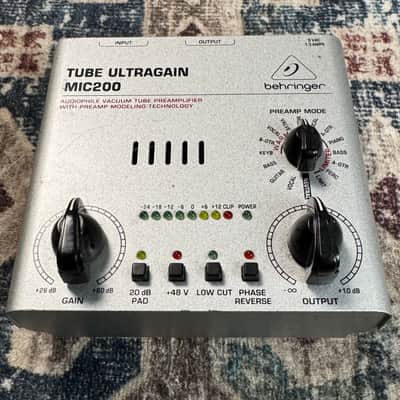 Behringer MIC200 Audiophile Vaccum Tube Preamplifier W/ Preamp Modeling Technology! image 2