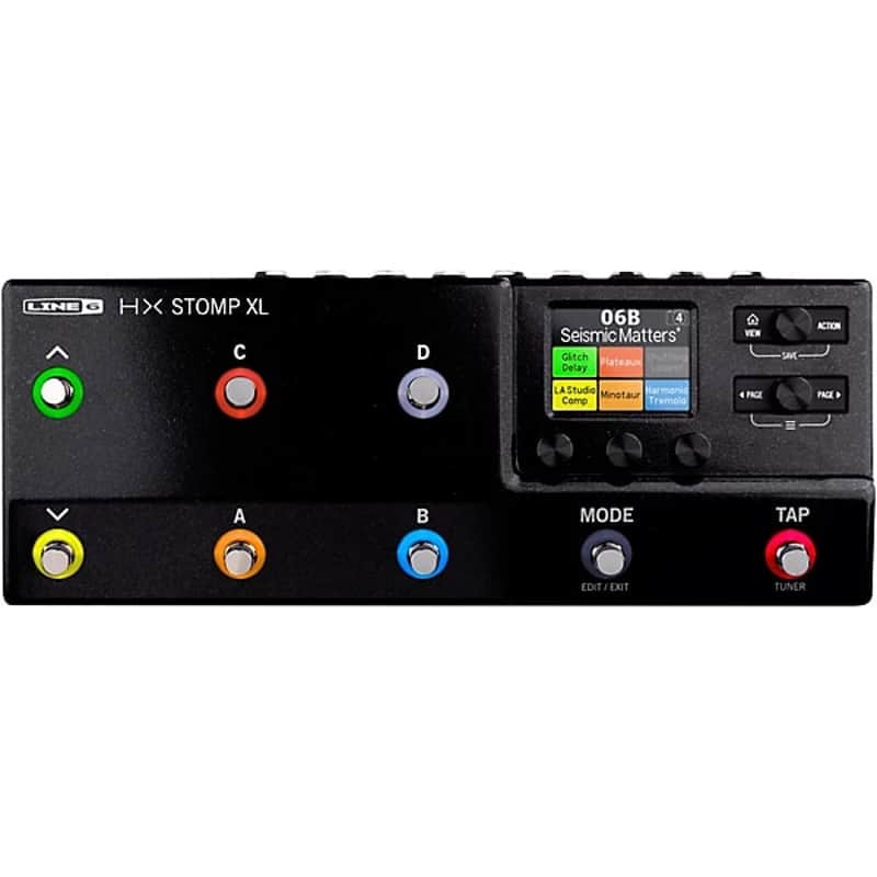 Line 6  HX Stomp XL Multi-Effects Pedal Black 2024 - BLACK image 1