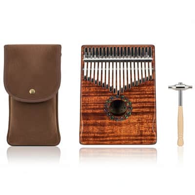 Mahalo Kalimba Koa Design & Carry Case image 4