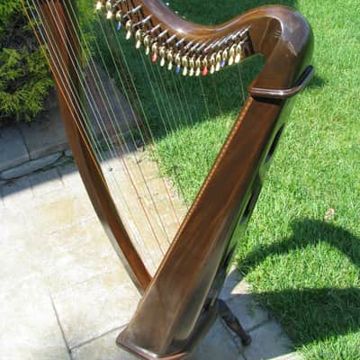 Beautiful Rare 34 String Aoyama 130-B Lever Harp Celtic Folk Instrument image 4