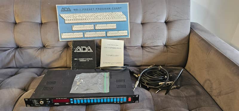 🔥 Rare ADA MB-1 v2.05 MIDI Programmable Tube Bass Preamp 🔥 Made famous by VICTOR WOOTEN! 🎶 image 1