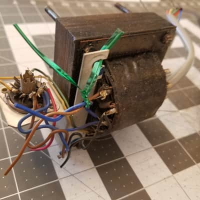 Philips Norelco WT 51094.0 60 Transformer 245-0-245 / 6.3 V Vintage Power EL3515 schematic 220V option Tested Tube Amp Project 1960s image 7