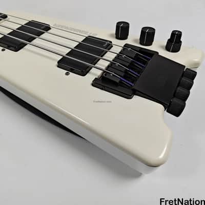 Steinberger XL-2 White Headless 1985 4-String Bass - 8.72lbs #3554 image 11