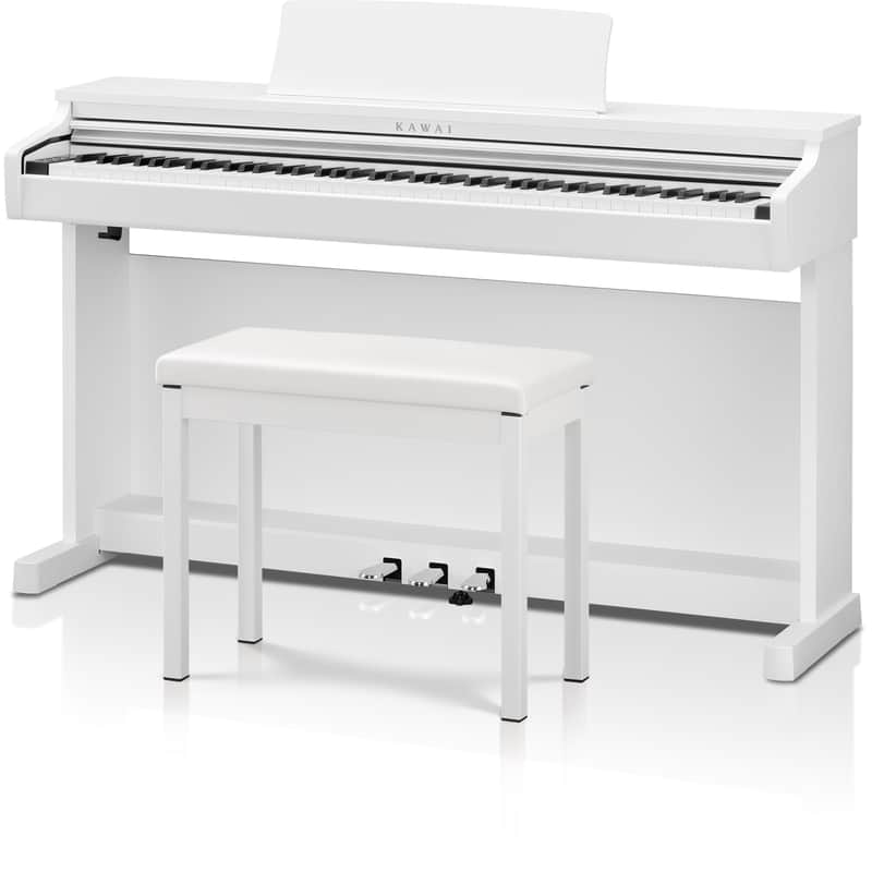 Kawai CX202 Digital Piano with Bench - Satin White image 1