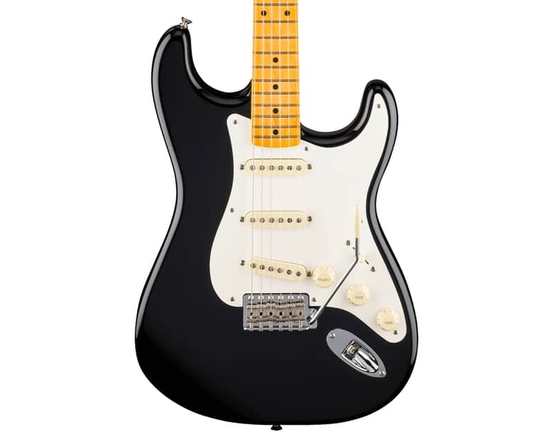 Fender American Vintage II 1957 Stratocaster - Black w/Maple FB image 1