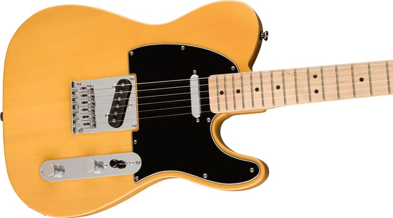 Squier Affinity Series® Telecaster, Maple Fingerboard, Black Pickguard - Butterscotch Blonde image 1