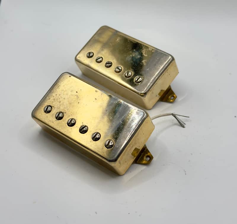 Epiphone Humbucker Pickup Set 1980s - Gold image 1