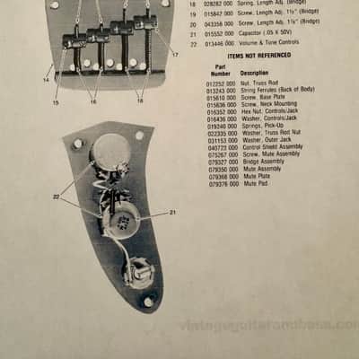 Fender Mustang Bass 1960s - early 1970s wiring harness upgrade image 5
