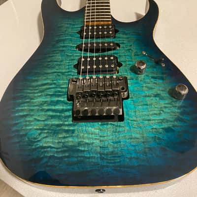 Ibanez RG1880-BBS J. Custom 1999 - 2000 - Black Blue Sunburst image 7