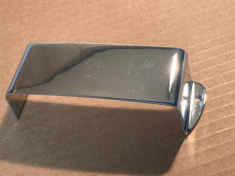 Gibson Thunderbird 1960’s-1970’s Chrome Bridge Cover Hand Rest image 1