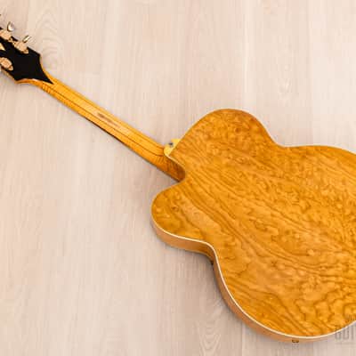 1969 Gibson Super 400 CES Vintage Archtop Electric Guitar Natural w/ T Tops & 1950s Lifton Case image 15