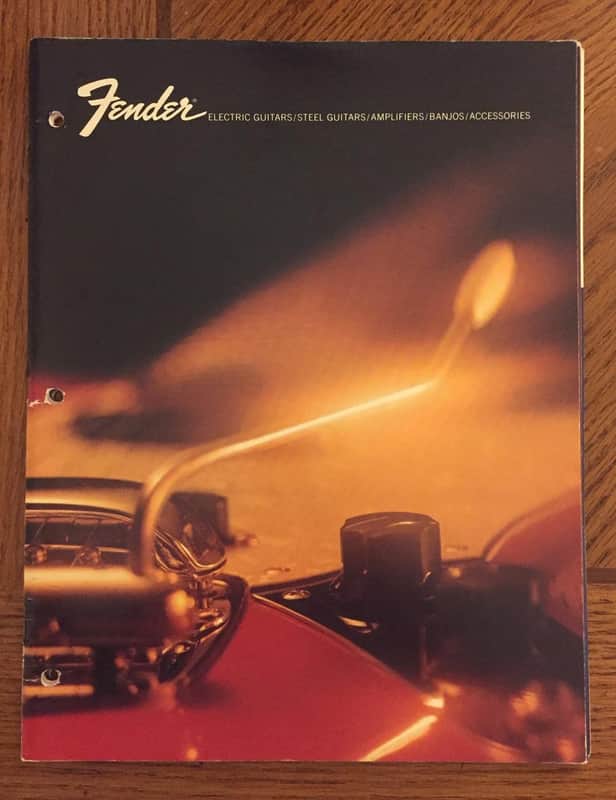 ORIGINAL Vintage 1970 Fender Fine Electric Instruments Catalog  96 pages - RARE FIND! image 1