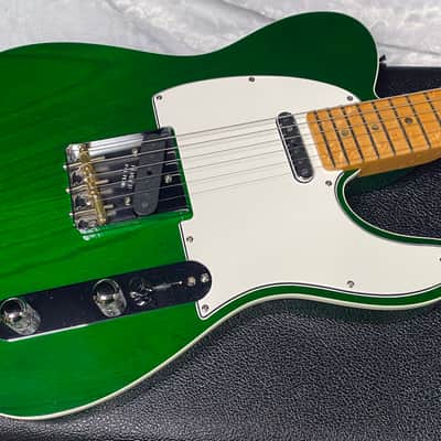 NEW! Fender American Custom Telecaster - Birdseye Maple Neck - Emerald Green Transparent - 7.3lbs - Authorized Dealer - G07548 image 1