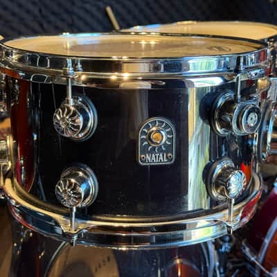 NATAL LARGE DRUM KIT. 12 DRUMS IN ALL. 7 CYMBALS image 11