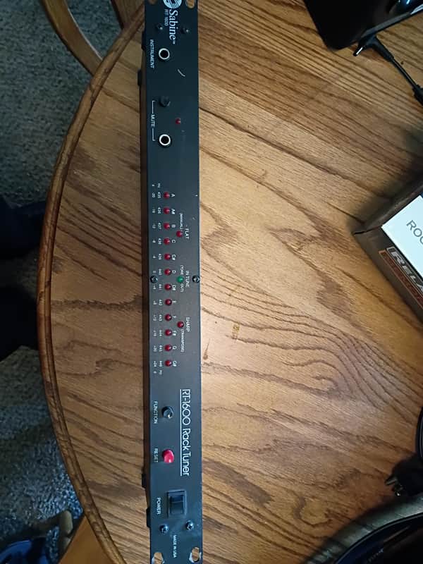 Sabine RT-1600 Rack Tuner - Black image 1