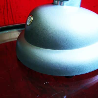 Vintage 1940's Shure 55 / 55S dynamic microphone satin chrome w S-36 desk stand Elvis 55S # 8 image 6