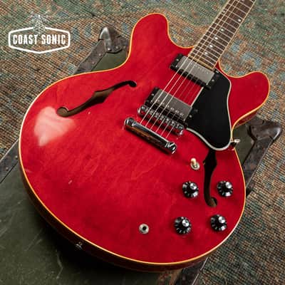 1979 Gibson ES-335 Dot neck, patent number pickups, factory stop tail w/ case image 7