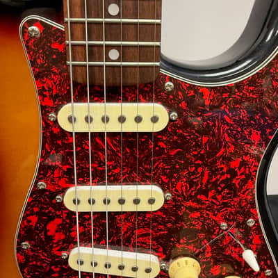 Used Squier by Fender Strat Stratocaster Electric Guitar image 7