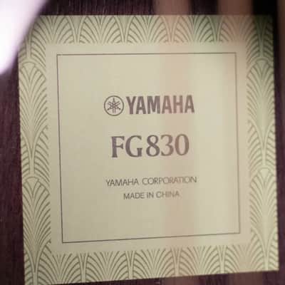 Yamaha FG830 TBS Acoustic Guitar - Tobacco Sun Burst image 13