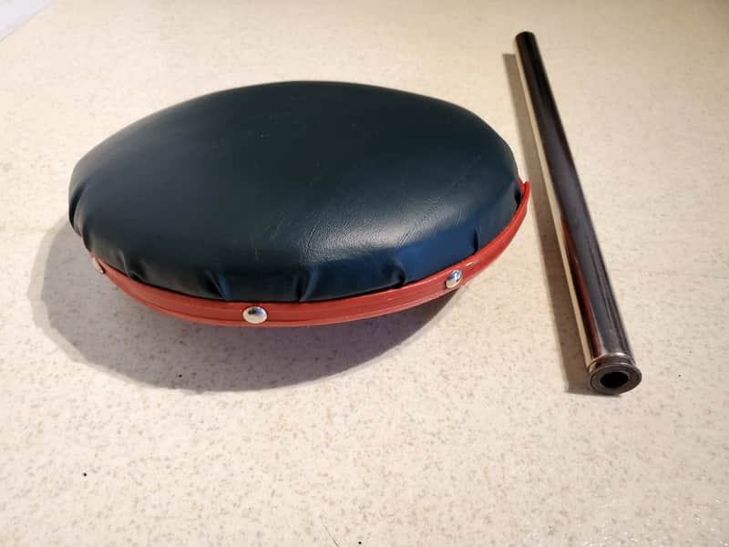 Vintage Gretsch/Walberg & Auge Drum *Throne/ Seat & Post * Clean image 1