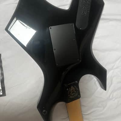 B.C. Rich Stranger Things “Eddie's” Inspired NJ Warlock 2022 - Black image 7