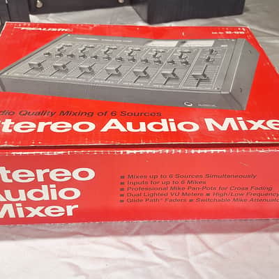 NOS 1985 Realistic 32-1210 6-Channel Stereo Audio Mixer Radio Shack Box image 3