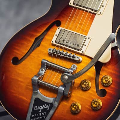 Gibson ES-Les Paul Bigsby Bourbon Burst 2015 image 23