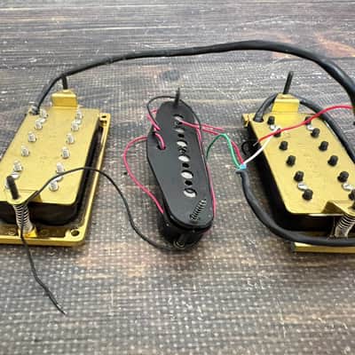 90s Ibanez DiMarzio IBZ USA F1/C3/F2 HSH Pickup Set image 4