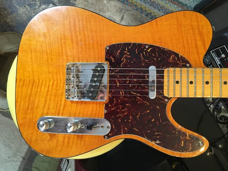 Cort  Performer Tele LIKE Hohner TE-80 Prinz Artist Mad Cat H.S. Anderson Prince Flamed Maple Butter image 1