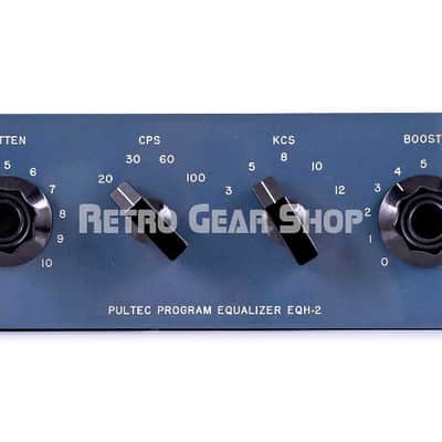 Pultec EQH-2 Program Equalizer Vintage Tube EQ Rare EQH2 #7225 image 2