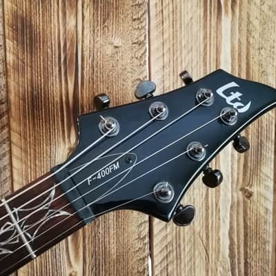 ESP LTD F-400FM See Thru Black image 11