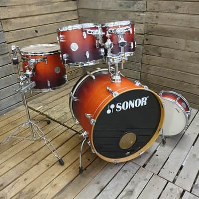 Drum Kit Sonor Force 2005 Birch, Waxed Amber Fade USED! RKSWK191222 image 1