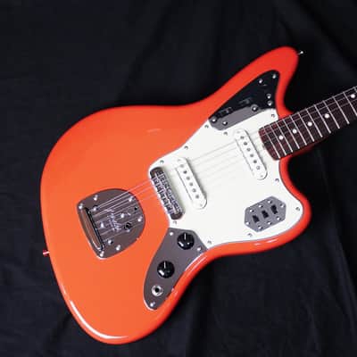 *NEW* 2025 Fender FSR Traditional II '60s Jaguar MIJ Fiesta Red w/ Matching Headstock USA Pure Vintage Pickups image 1