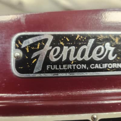 Fender stringmaster 8 lap steel guitar 1950-60's - brick red/walnut image 4