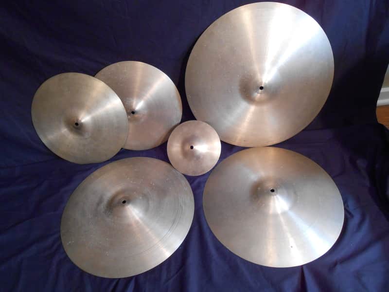Buddy Rich's Complete A.Zildjian Cymbal Set 20, 2x18s, 14s, 8". Authenticated image 1
