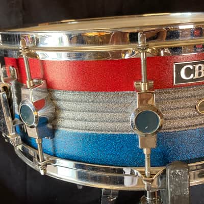 CB-700 - Red, White, Blue 1976 "Bicentennial Edition" 5.5x14" 10-Lug Steel Snare Drum image 5