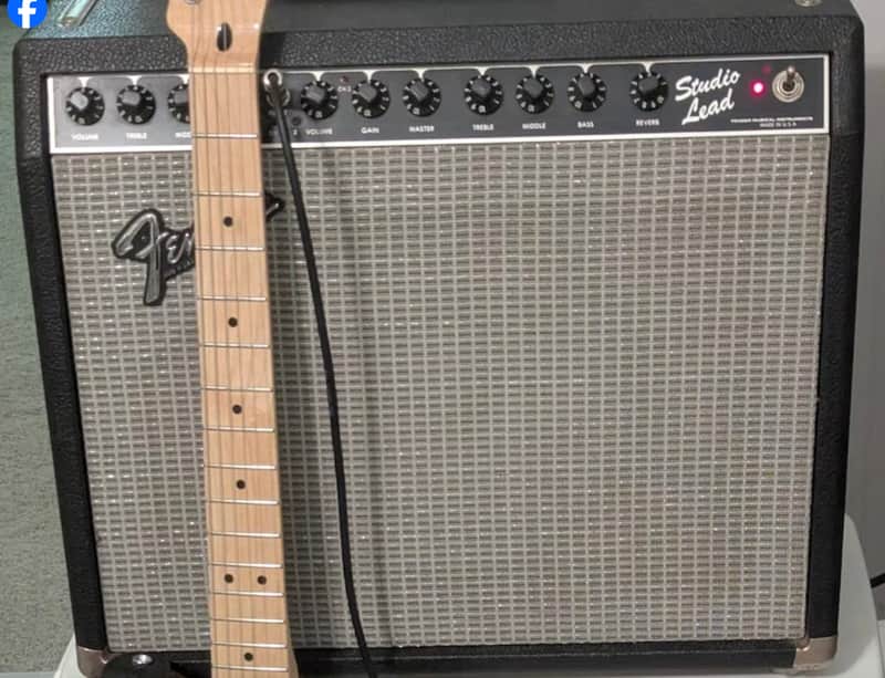 Fender Studio Lead 2-Channel 60-Watt 1x12" Solid State Guitar Combo 1983 - 1985 - Black