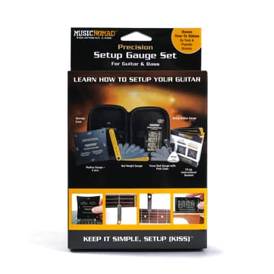 MusicNomad Precision 6 pc. Guitar Setup Gauge Tool Set (MN604) image 7