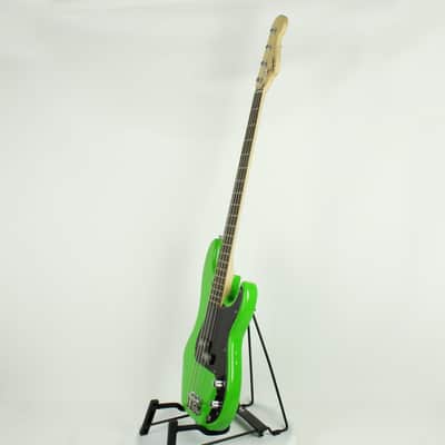 Squier Sonic Precision Bass Limited Edition Lime Green (USED) image 3