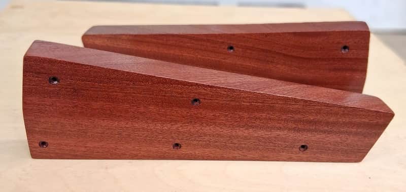 Roland Juno-106 Exotic African Sapele Replacement Wood Sides image 1