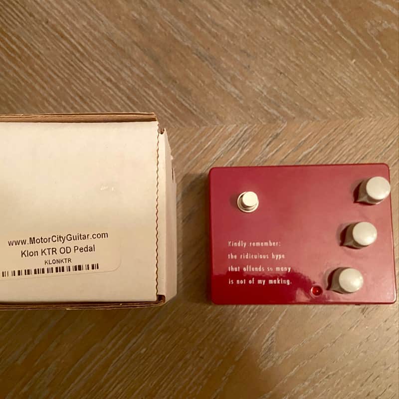 Klon KTR Professional Overdrive | Reverb Canada