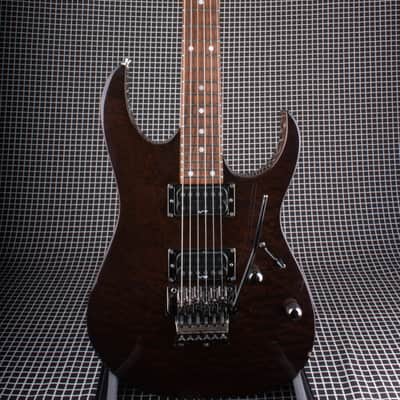 2000 Ibanez (Japan) RG520QS with Quilted Sapele Top & Ibanez Hard Case image 1