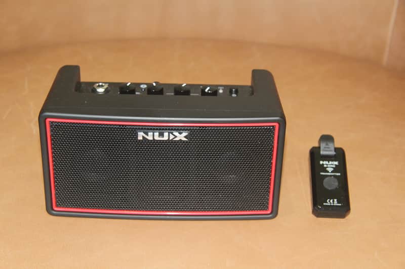 NuX Mighty Air 4-Watt 2x2" Stereo Bluetooth Guitar Combo 2020s - Black image 1