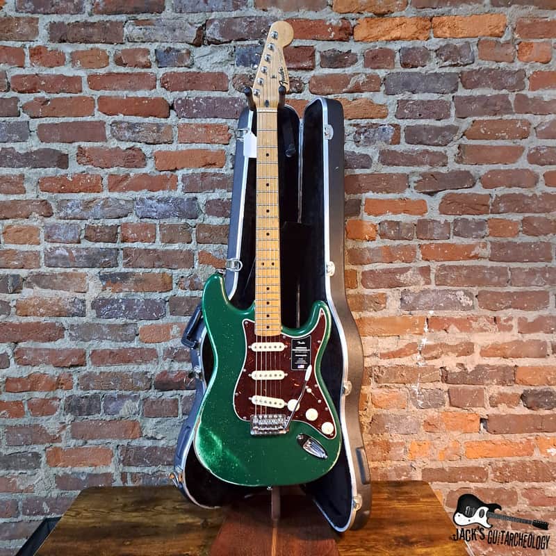 JACK'd: Fender Stratocaster *MIM Factory Fire* w/ Refinish & Upgrades (1994 - Bullitt Green Relic) image 1