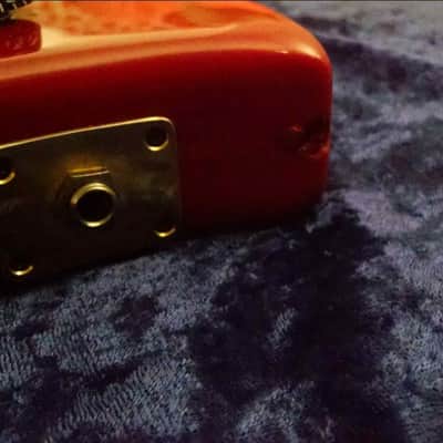 1983 Kramer Floyd Rose Model Non-Tilt Neck Trans Red W/Original Hard Case image 15