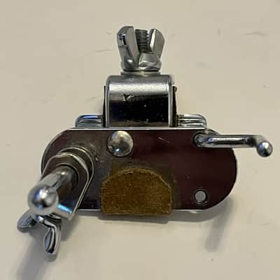 Ludwig Vintage Cowbell/Wood Block Bass drum holder 1960s Chrome image 4