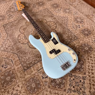 Fender 75th Anniversary Player II Precision Bass Rosewood in Daphne Blue W/Free Pro Setup image 7