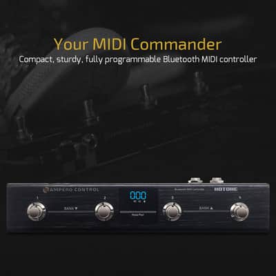 Hotone Ampero Control 4 Button Bluetooth MIDI Foot Controller Pedal(U.S. domestic inventory) image 2