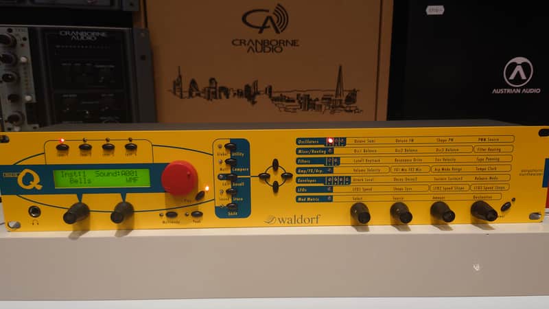 Waldorf Micro Q Rackmount Synthesizer 1999 - 2011 - Yellow image 1