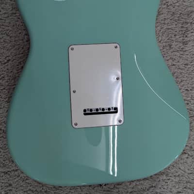 Fender Jeff Beck Stratocaster Guitar, Rosewood Fretboard, Surf Green with Case image 5